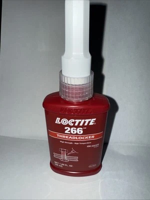 Loctite 232329 Threadlocker Loctite 266 Red High Strength Liquid, 50 Ml 05/2025