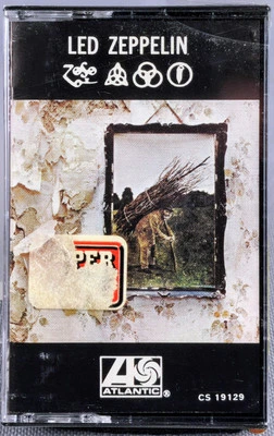Led Zeppelin “Untitled” IV Sealed Cassette Album Reissue Atlantic CS 19129 - Image 1 of 4