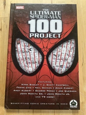 Libro firmado Ultimate Spider-Man 100 Project Marvel Comics 2007 HÉROE tapa dura Foto 1 de 4