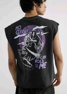 NUEVO CON ETIQUETAS WWE Urban Outfitters Exclusiva Camiseta Undertaker Musculosa Talla L Camiseta Sin Mangas - Imagen 1 de 7