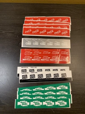50+ Mello Yello Soda Stickers Coca Diet Cola USA Adv Sheet - Image 1 of 4