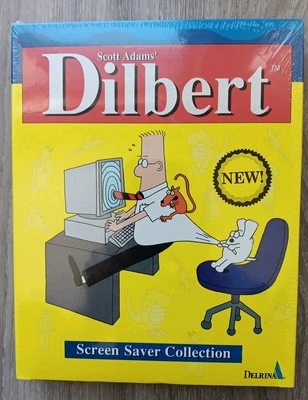 Vintage 1994 Screen Saver Collection Scott Adams Dilbert Windows SEALED Comic - Image 1 of 2