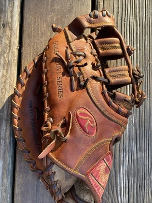 Guante Rawlings LH Primera Base Heart Of The Hide Serie Guante Dorado Cuero EE. UU. Foto 1 de 4