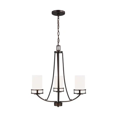 Robie 3-Light Rustic Chandelier in Bronze - Image 1 of 2