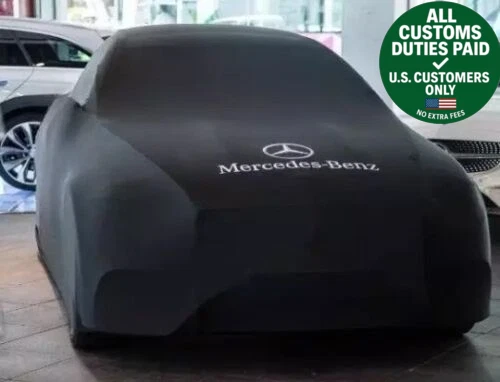 Black Car Cover For Mercedes-Benz E Series Dustproof Class Dustproof 1994 -2025 Foto 1 de 4
