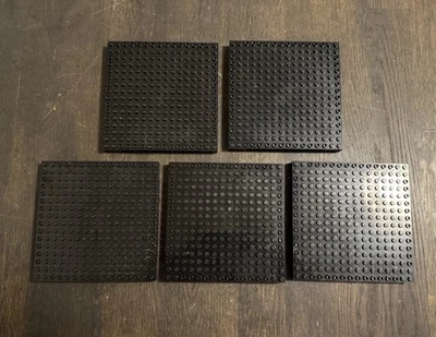 (5x) LEGO Technic 16 x 16 x 1-1/3 Brick w/ Holes (Thick Base Plates) Part #65803 - Image 1 of 2