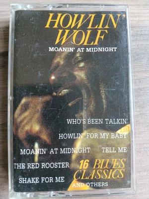 Music Cassette - Howlin Wolf ~ Moaning at Midnight ~ 1988 MCR Productions VG - Image 1 of 4