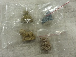 Juego de estatuillas de porcelana serie americana Wade Whimsies Inglaterra años 80 de colección/4 nuevas de stock - Imagen 1 de 5