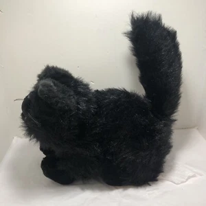 Black Cat Plush Halloween TL Toys Meow Meow Spooky Sound Not Working See Details - Picture 1 of 9