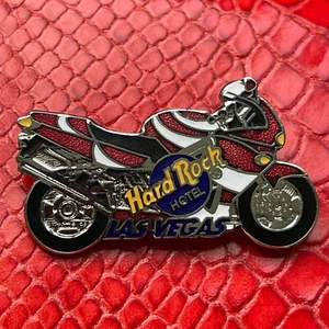 LAS VEGAS USA🎸Hard Rock HOTEL®HRH PIN✅ 1990`s Red White NINJA Motorcycle Bike🎗 - Picture 1 of 2