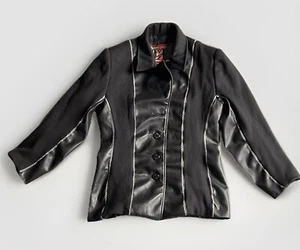 Christian Linares CL2 vintage Women's Black Wool Blend Jacket, read - Imagen 1 de 17