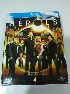 HEROES Temporada 4 - 4 x Blu-Ray Edicion Especial Español Ingles Frances - Imagen 1 de 4