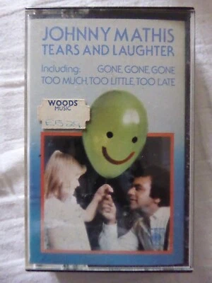 Johnny Mathis Tears and Laughter Original Cassette Tape 1980 20 tracks - Image 1 of 4