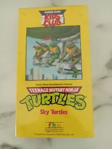 Teenage Mutant Ninja Turtles Sky Turtles VHS1990 Burger King Kid Club New T1#339 - Picture 1 of 8