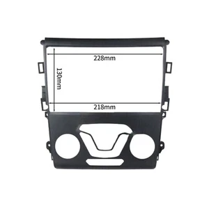Car Stereo Radio Fascia Dash Panel 2 Din Frame Fits Ford Fusion Mondeo 2013-2018 - Picture 1 of 8