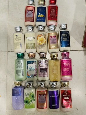 LOTE 25 LOCIONES BATH AND BODY WORKS tamaño completo 8 oz MEZCLA COMBINACIÓN TU ELIGES Foto 1 de 3