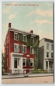 Cartolina della vecchia casa confederata di Robert E. Lee a Richmond, VA. - Foto 1 di 2