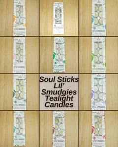 Soul Sticks White Sage Lil Smudgie Tealight Candles - Several Scents Available - Picture 1 of 23