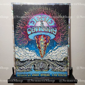Dead & Company LAVA FOIL Poster - Fri, March 21, 2025 - Sphere Las Vegas 3/21/25 - Picture 1 of 5