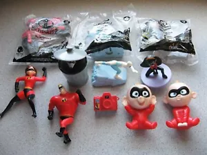 Disney Pixar The Incredibles NEW and Used McDonald's Happy Meal Toys - Picture 1 of 4