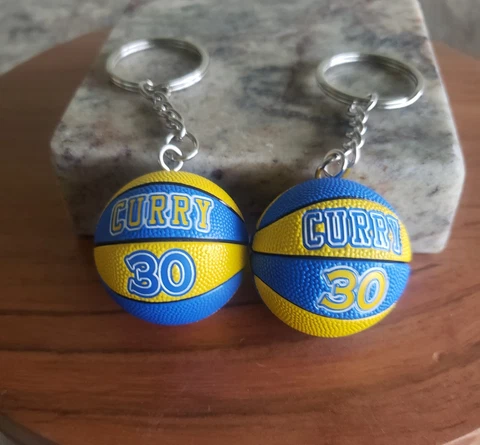 NBA Basketball Keychain Warriors, Steph Curry #30 Cover