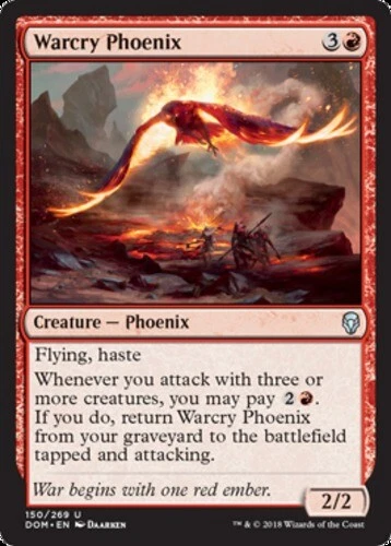 Warcry Phoenix ~ Near Mint Dominaria MTG Magic UltimateMTG Red Card - Image 1 of 1