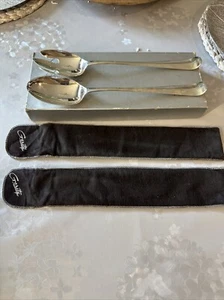 Gerity Serving Spoon And Salad Fork Set vintage with box preowned - Picture 1 of 5