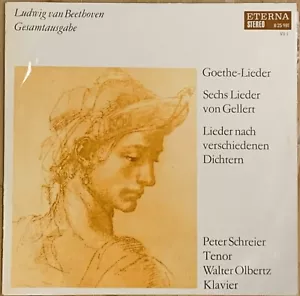 Beethoven Goethe Lieder Gellert Lieder SCHREIER OLBERTZ Eterna LP 825981 MINT - Picture 1 of 3