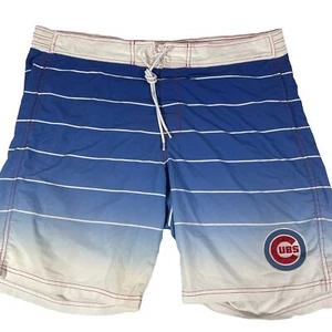 Chicago Cubs Bathing Suit Men’s XXL Blue Board Short Swim Shorts Baseball MLB - Picture 1 of 11