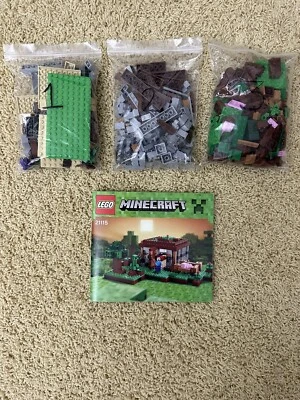 LEGO Minecraft 21115 The First Night (99.5% Complete) - 2 Pcs Missing - Image 1 of 2