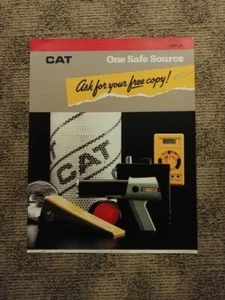 CATERPILLAR Tractor Co CAT "ONE SAFE SOURCE" Poster 21 7/8" x 28 1/4" 1987-88 - Picture 1 of 8