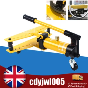 Hydraulic Pipe Bender 10T Tube Bending Machine 6 Dies Pipe Diameter Tool 13-34mm - Picture 1 of 17