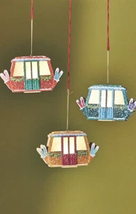 Juego de 3 adornos de góndola iluminados Anthropologie - Imagen 1 de 4