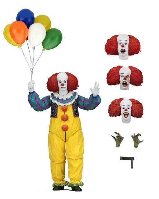NECA 93n030818 Ultimate Pennywise 1990 It Action Figure 7 Scale for Ages 17