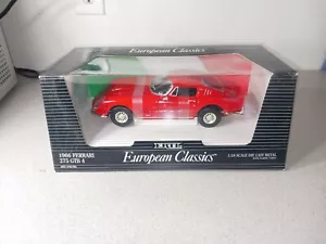 ERTL European Classics 1:18 1966 FERRARI 275 GTB 4 Diecast Model 7483 RED Boxed - Picture 1 of 6