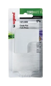 Codo plano de plástico Wiremold C56 blanco - Imagen 1 de 3