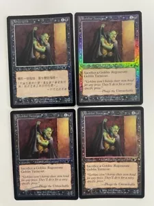 MTG 4X FOIL LEGIONS GOBLIN TURNCOAT NM CHINESE + ENGLISH MAGIC THE GATHERING - Picture 1 of 6