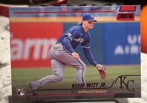 2022 Topps Stadium Club Bobby Witt Jr. #2 Rookie RC Red Foil Kansas City Royals