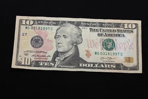 BIRTHDAY NOTE - 10$ CIRCULATED - MARCH 18, 1997 - FANCY & LUCKY - SERIES 2013 - Picture 1 of 2