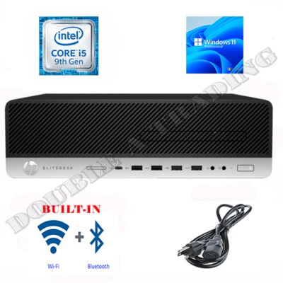 HP ELITEDESK 800 G5 SFF i5-9500 + up to 64GB RAM & 2*2TB SSD & 8TB HD & WiFi+BT - Image 1 of 4