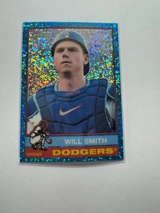 2025 Topps Heritage Will Smith #397 Chrome Light Blue Sparkle - Picture 1 of 2