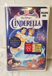 Walt Disney Cinderella VHS Tape Video Masterpiece Collection Classic NEW! - Picture 1 of 8
