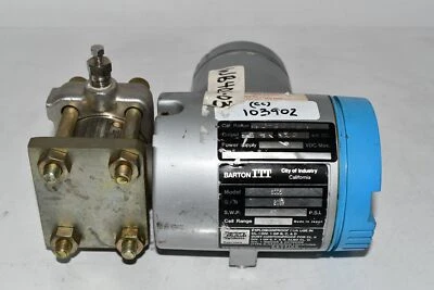 Transmisor de presión BARTON ITT modelo 6005 0-50 PSI 4-20 mA DC  Foto 1 de 4