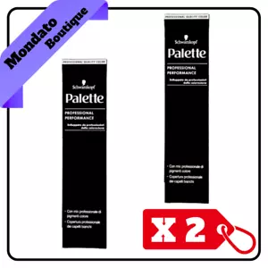 TINTA SCHWARZKOPF PALETTE 60ml TUBO 4.0 CASTANO SCURO (X2) - Foto 1 di 1