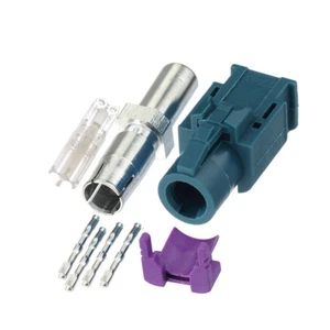 10x Car/Auto/Vehicle HSD Fakra Z Crimp Female RF Connector for Dacar 535 4 pole - Picture 1 of 4