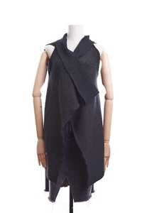 Sarah Pacini Open Front Sleeveless Cardigan Sweater One Size - Picture 1 of 10