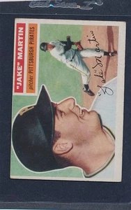 1956 Topps #129 Jake Martin Pirates VG 56T129-91115-7 - Foto 1 di 1