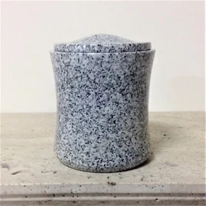 Lunar Pearl Granite Cremation Urn for Ashes Memorial Funeral Burial 7.5x6.5 E - Picture 1 of 7