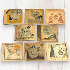 1900s Harper-Columbia (Lot of 8) Bubble Books That Sing Childrens 78rpm Records - Picture 1 of 24