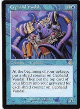 Cephalid Vandal *Rare* Magic MtG x1 Torment SP